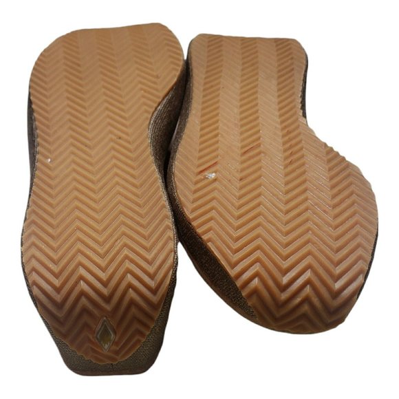 Volatile Tanorama Wedge Platform Flip Flop Sandals size 6 - Picture 10 of 11